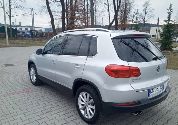 Volkswagen Tiguan cena 67989 przebieg: 166000, rok produkcji 2017 z Kraków małe 254